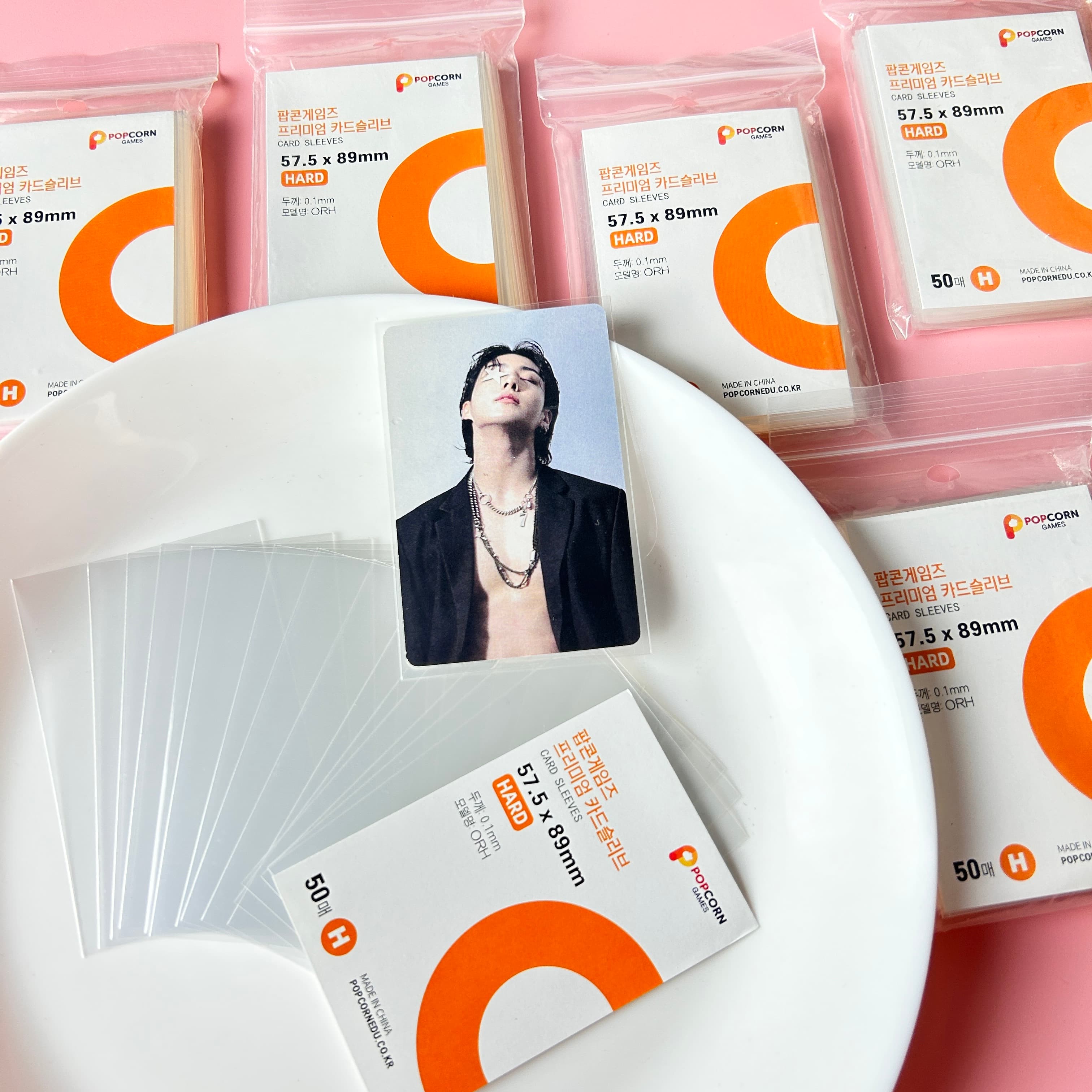 Card Penny Sleeve - 50Pcs Anti-scratch Transparent CPP Hard Photocard
