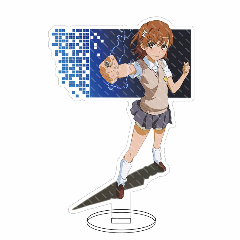 16CM Anime Figure A Certain Sc - đánh giá và giá Figma Stand Set