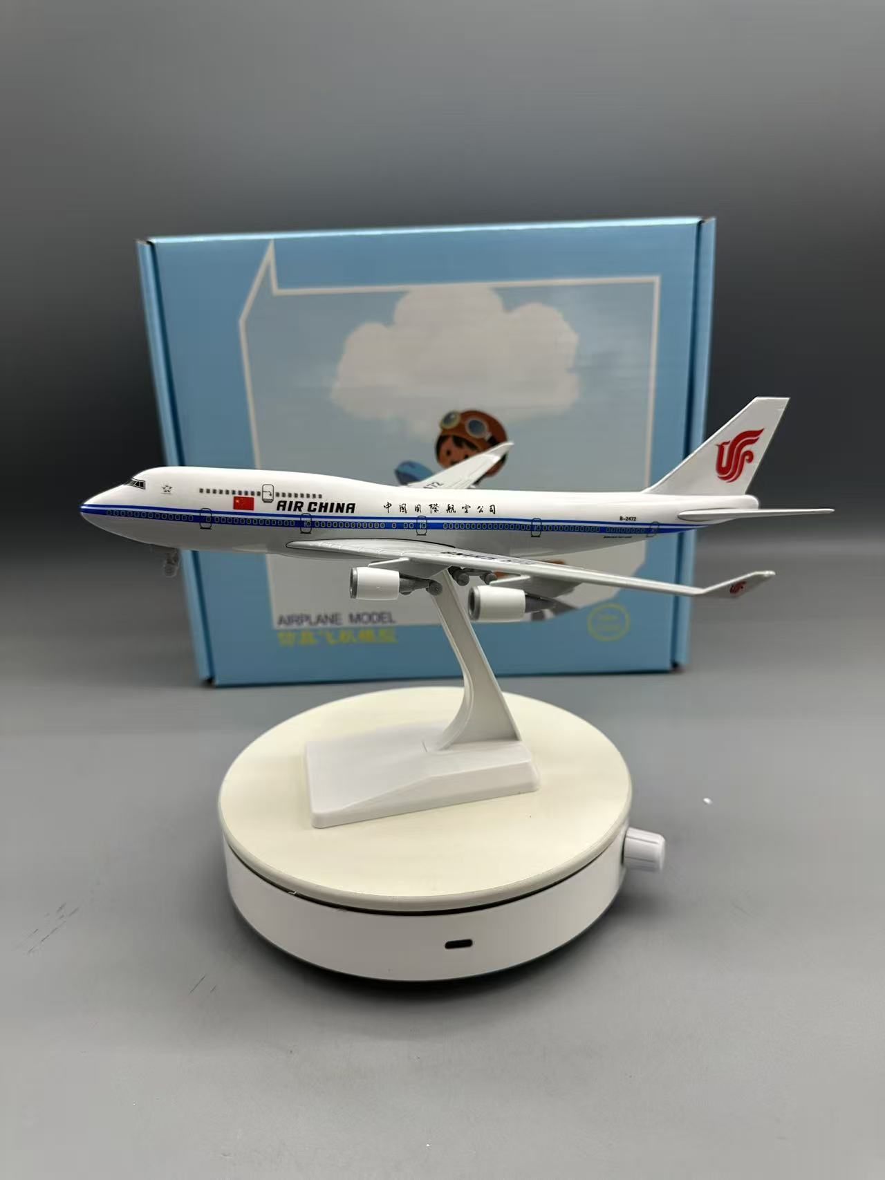 25cm Diecast Plane Model B747  - đánh giá và giá Model Airplane Plastic