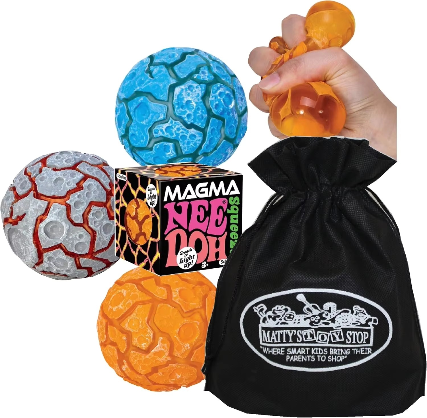 New Product NeeDoh Glitter Mag - đánh giá và giá Fidget Cube Original