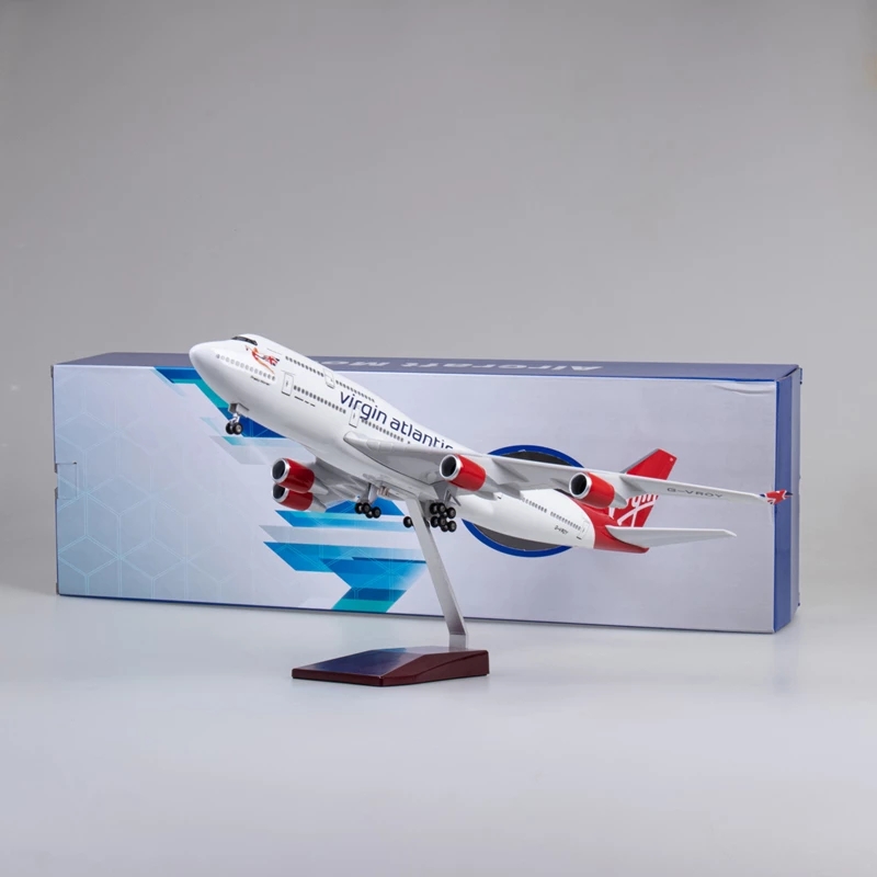 47cm Virgin Atlantic B747 Airp - đánh giá và giá Model Airplane Plastic