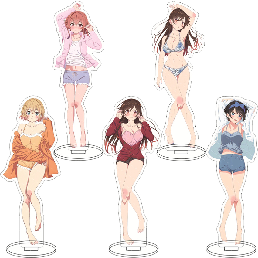 16CM Anime Figure Rent A Girlf - đánh giá và giá Figma Stand Set