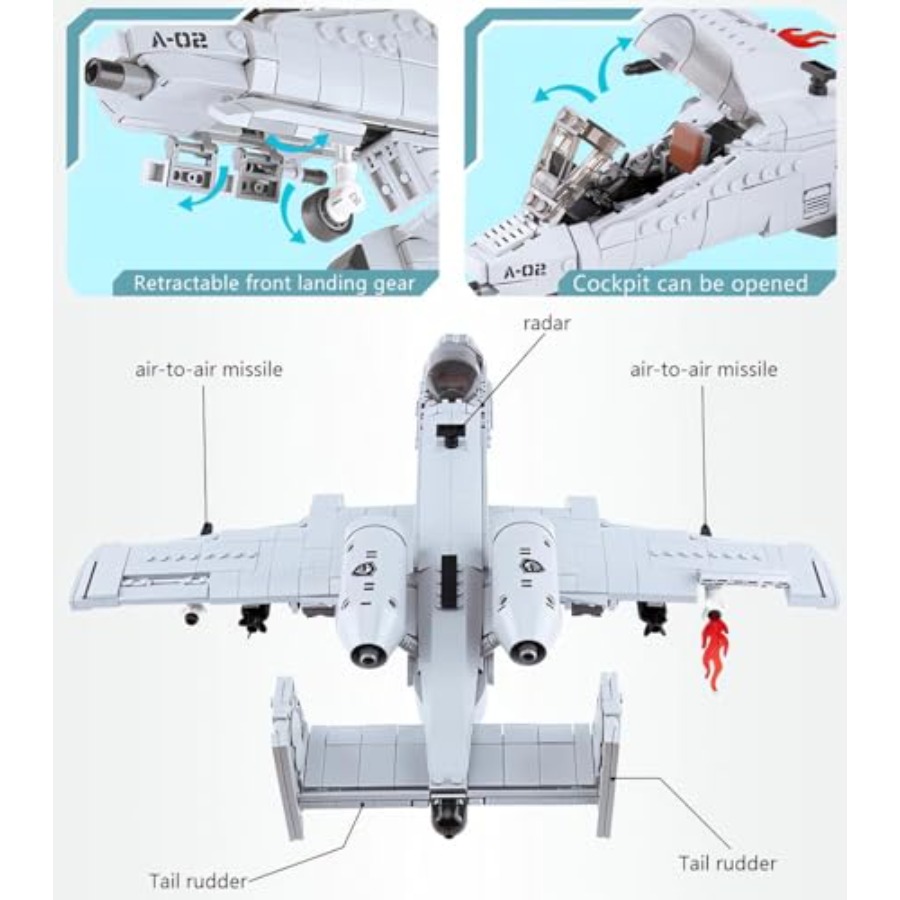 WW2 fighter jet building toys  - đánh giá và giá Model Airplane Plastic