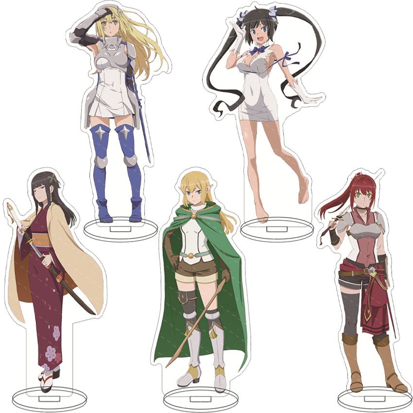 16CM Anime Figure Is It Wrong  - đánh giá và giá Figma Stand Set