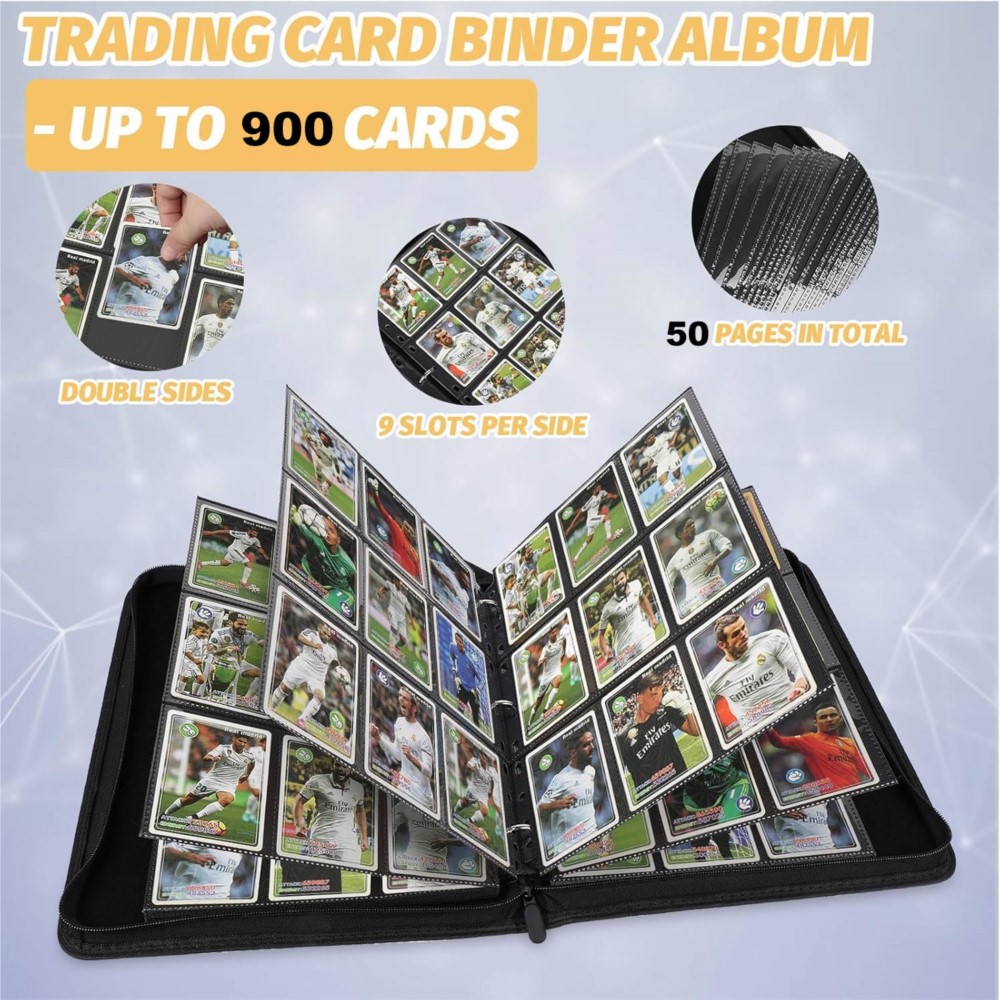 Card Binder 9 Pocket Double Si - đánh giá và giá Trading Card Binder