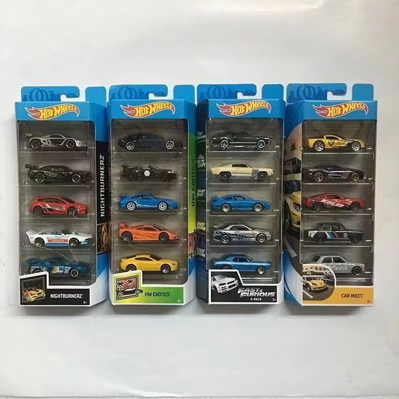 Hot Wheels Five Cars Set 1806  - đánh giá và giá Hot Wheels Car Track Sets