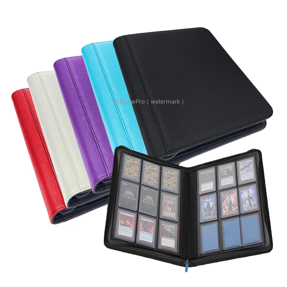 9 Pocket PU Leather Toploader  - đánh giá và giá Pokemon Binder Card