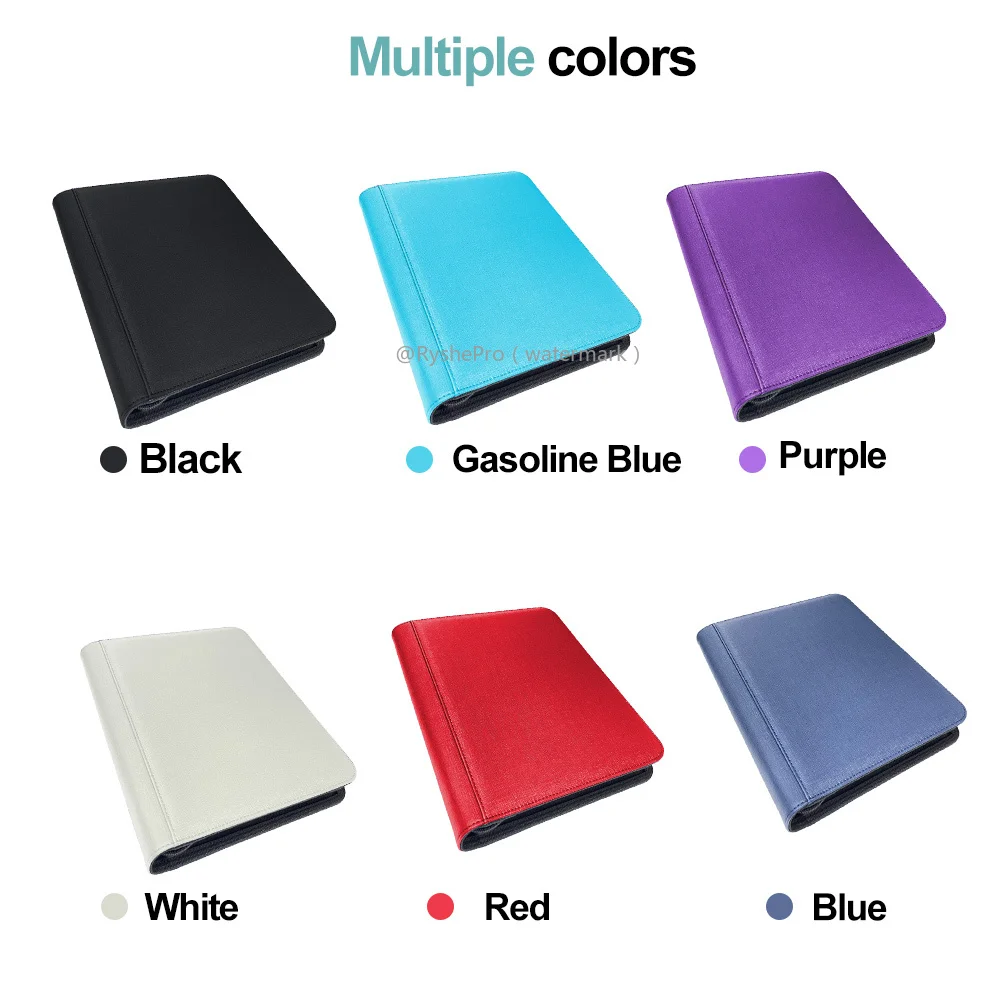 9 Pocket PU Leather Toploader  - đánh giá và giá Pokemon Binder Card