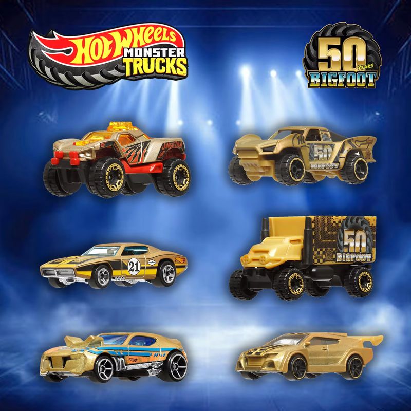Hot Wheels Monster Truck 50th  - đánh giá và giá Hot Wheels Car Monster Trucks