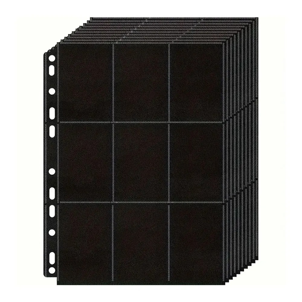 10Pack Black 9-Pocket A4 Tradi - đánh giá và giá Trading Card Binder