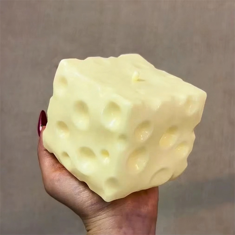 *~*-Jumbo Cheese Cube Stress B - đánh giá và giá Fidget Cube Original