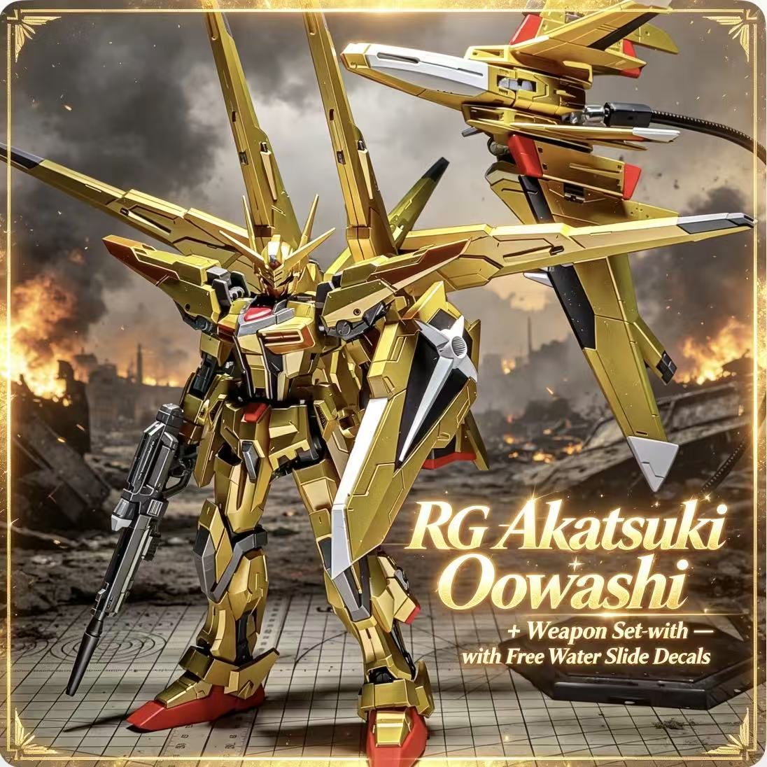 RG41 1/144 ORB-01 Akatsuki Oow - đánh giá và giá Bandai Model Gundam Rg