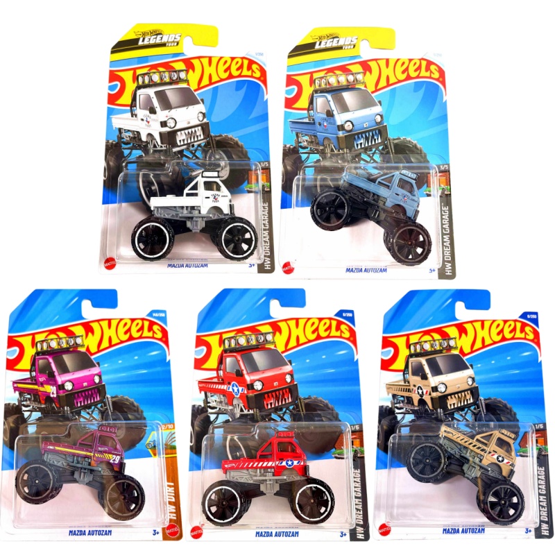 Hot Wheels Mazda Autozam Alloy - đánh giá và giá Hot Wheels Car Monster Trucks